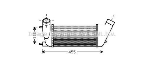 Интеркулер AVA COOLING PEA4347 (фото 1)