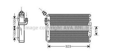 Радіатор кондиціонера AVA COOLING PR5042