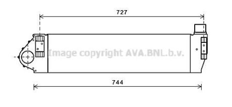 Интеркулер AVA COOLING RT4482