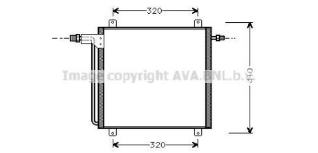 Радіатор кондиціонера AVA COOLING RT5200