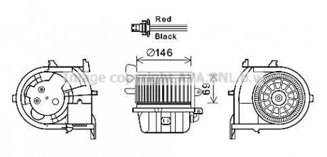 Электродвигатель AVA COOLING RT8588