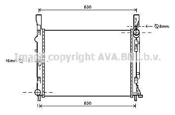 Теплообменник AVA COOLING RTA2472