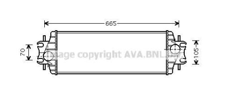 Теплообменник AVA COOLING RTA4328 (фото 1)