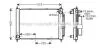 Конденсатор кондиціонера (з осушувачем) RENAULT TWINGO II, WIND 1.2/1.5D/1.6 03.07- RTM499