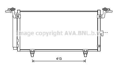 КОНДЕНСЕР SUBARU LEGACYOUTBACK 2.02.5 09- AVA COOLING SU5084D (фото 1)