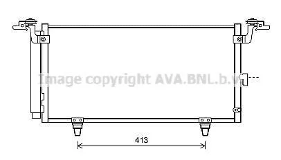 КОНДЕНСЕР SUBARU LEGACYOUTBACK 2.02.5 09- AVA COOLING SU5084D