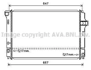 Теплообменник AVA COOLING TO2700