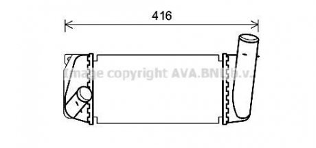 Теплообменник AVA COOLING TO4668