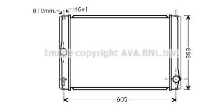 Теплообменник AVA COOLING TOA2400