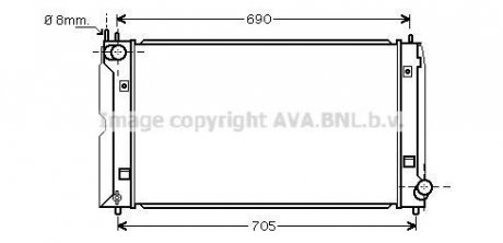 Теплообменник AVA COOLING TOA2403