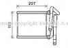 Радіатор обігрівача TOTOTA (вир-во AVA) TOA6727