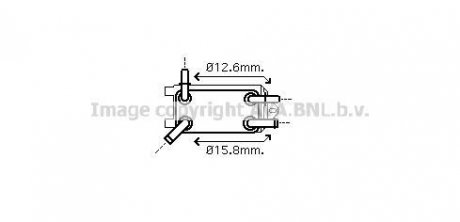 Масляный радиатор, автоматическая коробка передач AVA COOLING VO3135