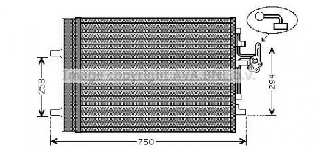 Конденсатор AVA COOLING VO5161D (фото 1)