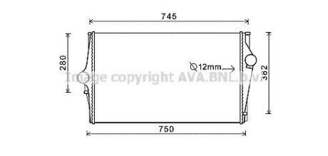 Интеркулер AVA COOLING VOA4151