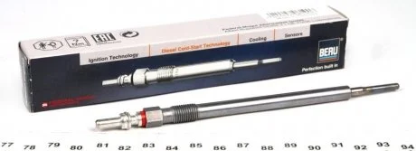Свічка розжарювання ISS MB A, B, E-KLASSE 04-12 BERU GE105
