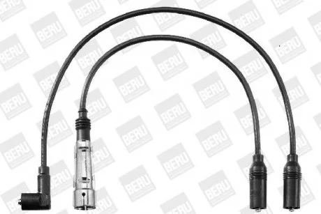 Комплект проводів запалювання SEAT CORDOBA, INCA, VW CADDY I, CADDY II, CADDY II/MINIVAN, GOLF III, GOLF IV, PASSAT B2, PASSAT B3/B4, POLO III CLASSIC, VENTO 1.3-2.0 08.80-01.04 BERU ZEF1557