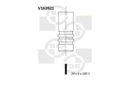 Клапан выпускной BGA V163921