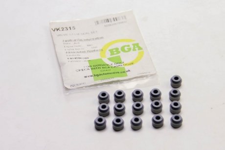 Сальники клапанів Master/Movano 2.3 dCi 10-/Trafic/Vivaro 2.0 dCi 06- (к-кт 16шт.) BGA VK2315 (фото 1)
