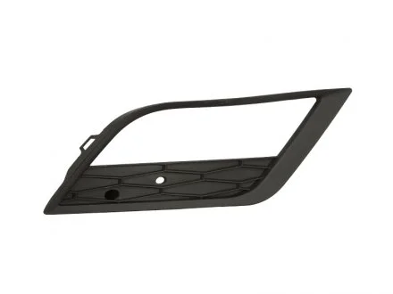 Решітка бампера передн Лів (з отвором для галогенних фар, чорн) SEAT LEON 5F 09.12-12.16 BLIC 6502076614915P