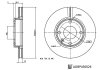 TARCZA HAM. OPEL P. KARL 1,0 15-18 BLUE PRINT ADBP430026 (фото 3)