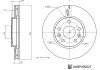 TARCZA HAM. RENAULT P. MEGANE/TALISMAN 1,5-1,6 TCE/DCI 15- BLUE PRINT ADBP430027 (фото 3)