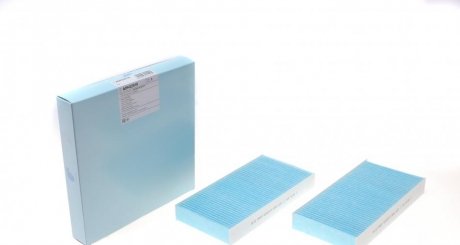 К-т змінних фільтруючих елементів повітряного фільтра салону BLUE PRINT ADH22510 (фото 1)