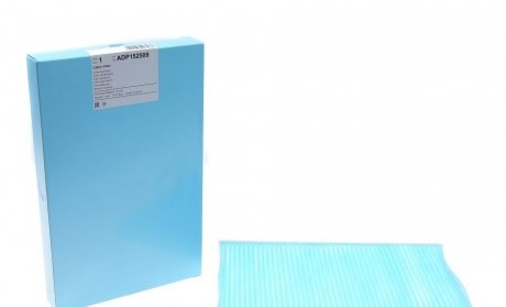 Змінний фільтруючий елемент повітряного фільтра салону BLUE PRINT ADP152509 (фото 1)