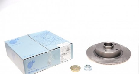 Тормозной диск с подшипником, сенсорным кольцом ABS, гайкой оси и защитным колпаком. BLUE PRINT ADR164310 (фото 1)