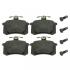 Комплект гальмівних колодок задн, AUDI 100 C2, 100 C3, 100 C4, 200 C2, 200 C3, 80 B2, 80 B3, 80 B4, 90 B2, 90 B3, A4 B5, A6 C4, A8 D2, CABRIOLET B3, COUPE B2, COUPE B3, QUATTRO, V8 1.6-4.2 10.79- BLUE PRINT ADV184274 (фото 1)