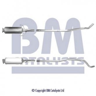 Сажевый / частичный фильтр, система выхлопа ОГ BM CATALYSTS BM11020 (фото 1)