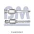 Каталізатор EURO 4 CITROEN JUMPER II, FIAT DUCATO, PEUGEOT BOXER 3.0D 04.06- BM CATALYSTS BM80507H (фото 1)