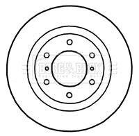 Тормозной диск BORG & BECK BBD4754