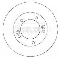 Тормозной диск BORG & BECK BBD5132
