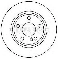 Тормозной диск BORG & BECK BBD5269