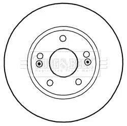 Тормозной диск BORG & BECK BBD5270