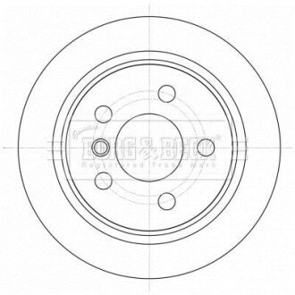 Тормозной диск BORG & BECK BBD5426