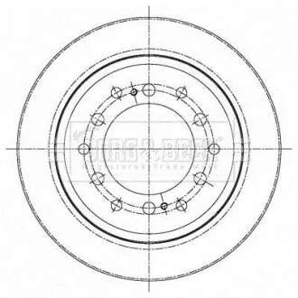 Тормозной диск BORG & BECK BBD5427