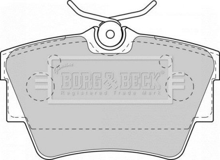 Комплект тормозных колодок BORG & BECK BBP1813