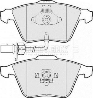Комплект тормозных колодок, дисковый тормоз BORG & BECK BBP2013