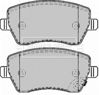 Тормозные колодки дисковые BORG & BECK BBP2166