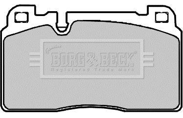 Комплект тормозных колодок BORG & BECK BBP2382