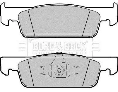 Гальмівні колодки дискові BORG & BECK BBP2407