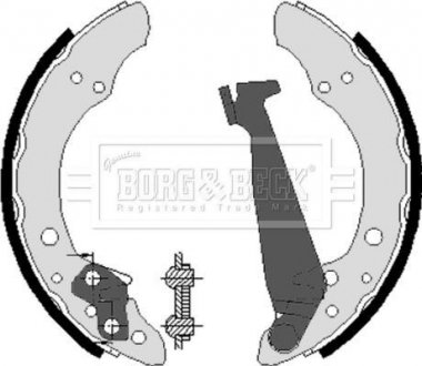 Комплект гальмівних колодок BORG & BECK BBS6213