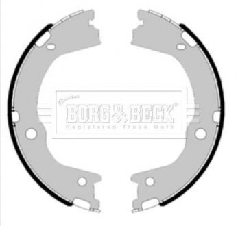 Комлект тормозных накладок BORG & BECK BBS6466 (фото 1)
