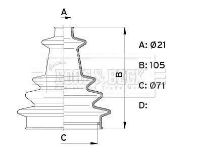 Пильовик BORG & BECK BCB1002