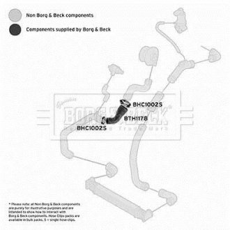 Шлангопровод BORG & BECK BTH1178