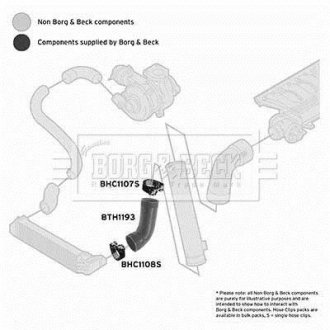 Шлангопровід BORG & BECK BTH1193