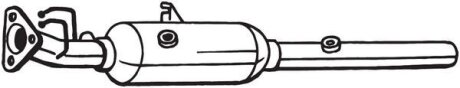 Сажовий фільтр CITROEN JUMPER II, PEUGEOT BOXER 2.2D 03.11- BOSAL 095357