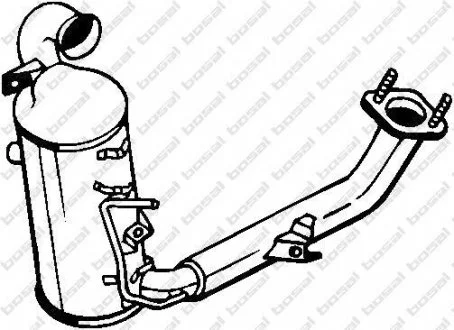 Сажовий фільтр VOLVO C30, S40 II, S80 II, V50, V70 III FORD C-MAX, FOCUS C-MAX, FOCUS II MAZDA 3 1.6D 10.03-05.13 BOSAL 097215
