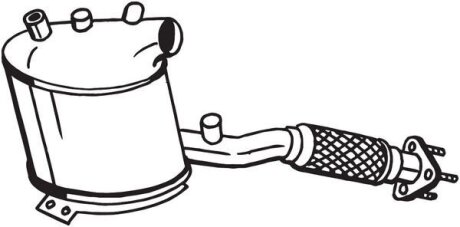 Протисажний/пиловий фільтр, система відведення ВГ BOSAL 097366